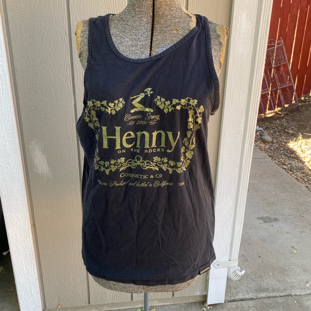 Mens Connectic henny tank top